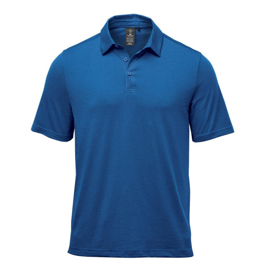 Mens Settebello Polos Classic Blue